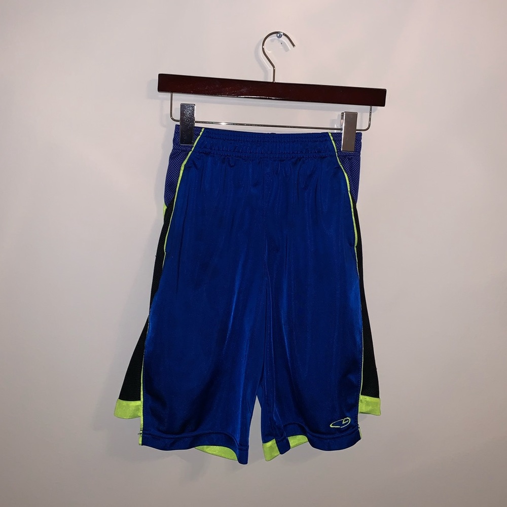 Champion Boys Blue & Yellow Athletic shorts size M - Picture 2 of 7